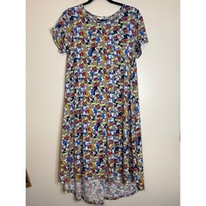 LuLaRoe Disney Mickey Mouse‎ Print Casual Dress Size S Womens